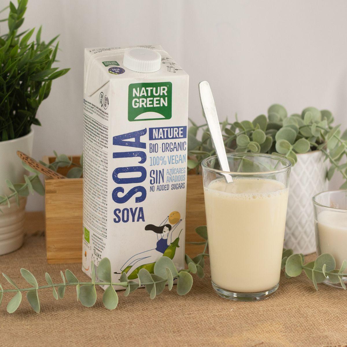 Boisson au soja Nature sans sucres NaturGreen, 1 L