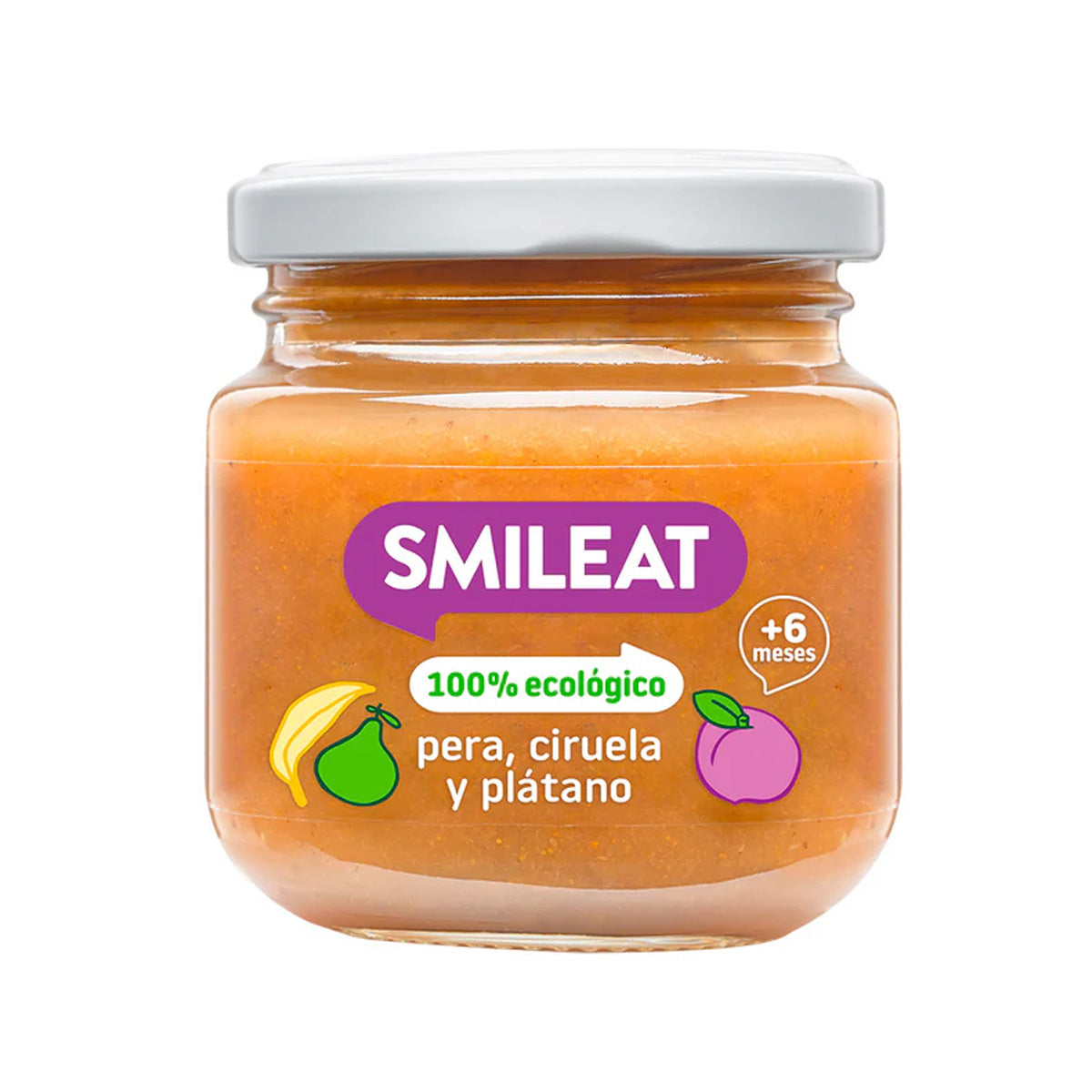 Pack Tarritos de Frutas +6 Meses Smileat 5 uds de 130 g