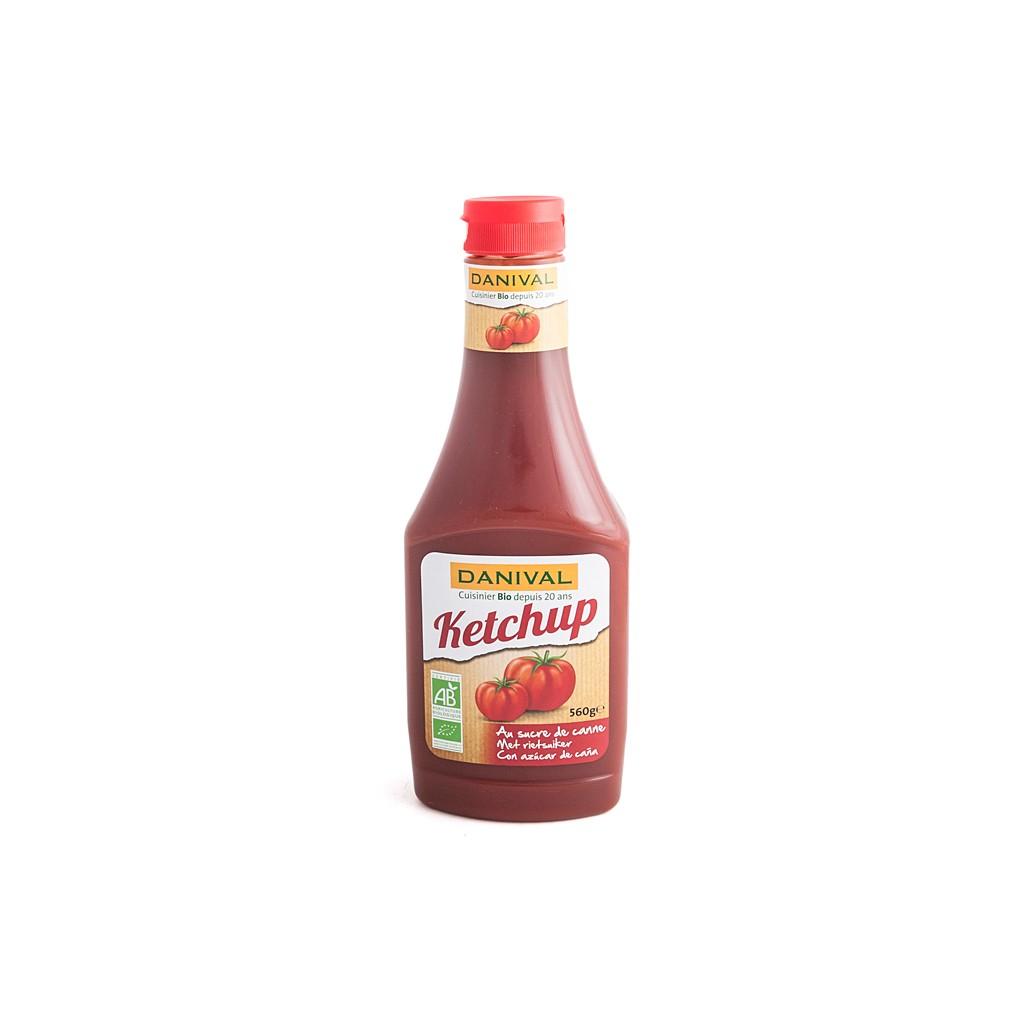 Ketchup con zucchero di canna Danival, 560 g
