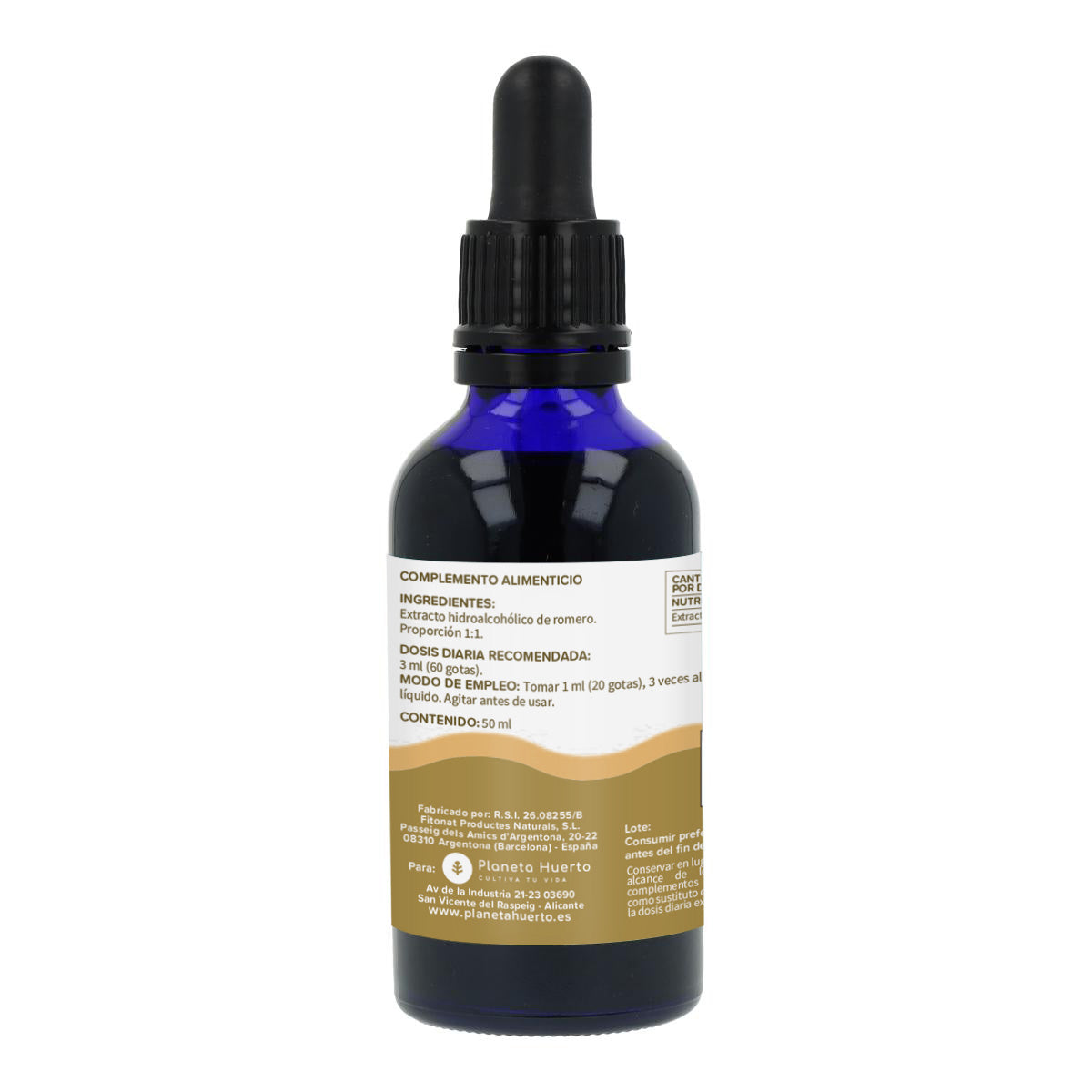 Ekstrakt z rozmarynu Planeta Huerto 50 ml.
