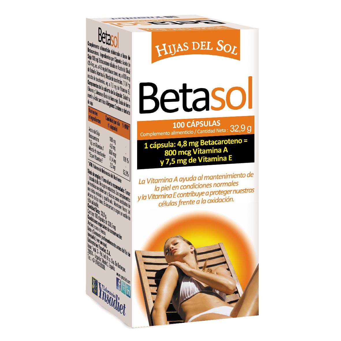 Betasol 100 parels Ynsadiet