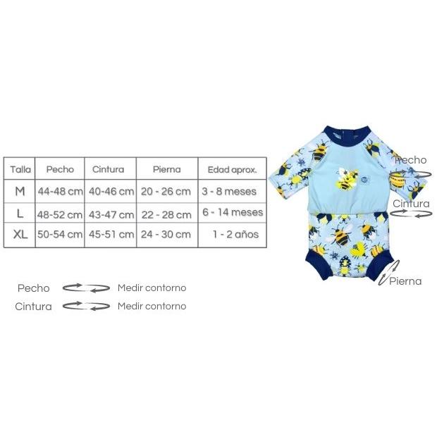 Traje Solar Bugs Life Happy Nappy - Splash about talla L