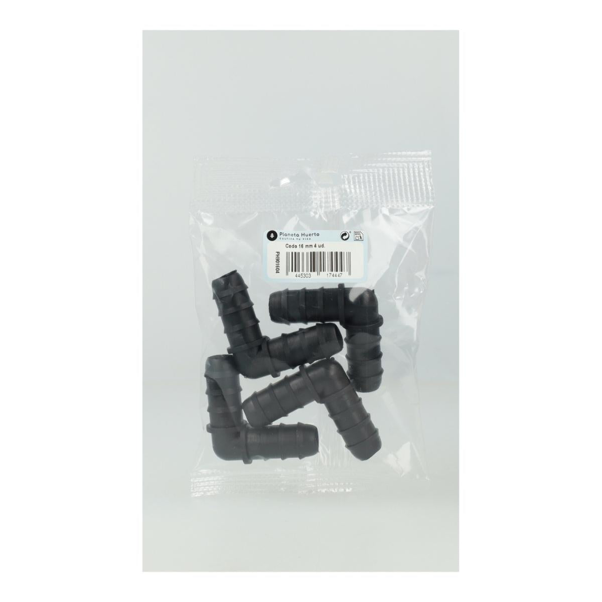 Elleboog 16 mm Planeta Huerto 4 stuks.