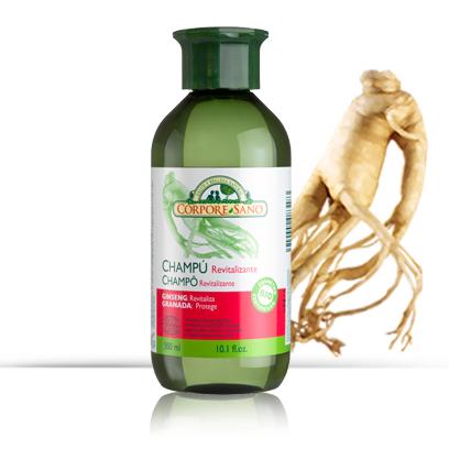 Shampoo rivitalizzante al ginseng e melograno Corpore Sano 300 ml