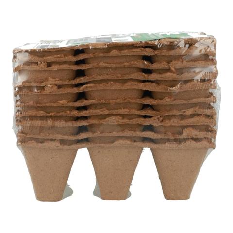 Pack plateau carré en fibre pour lits de semences Planeta Huerto 10 unités