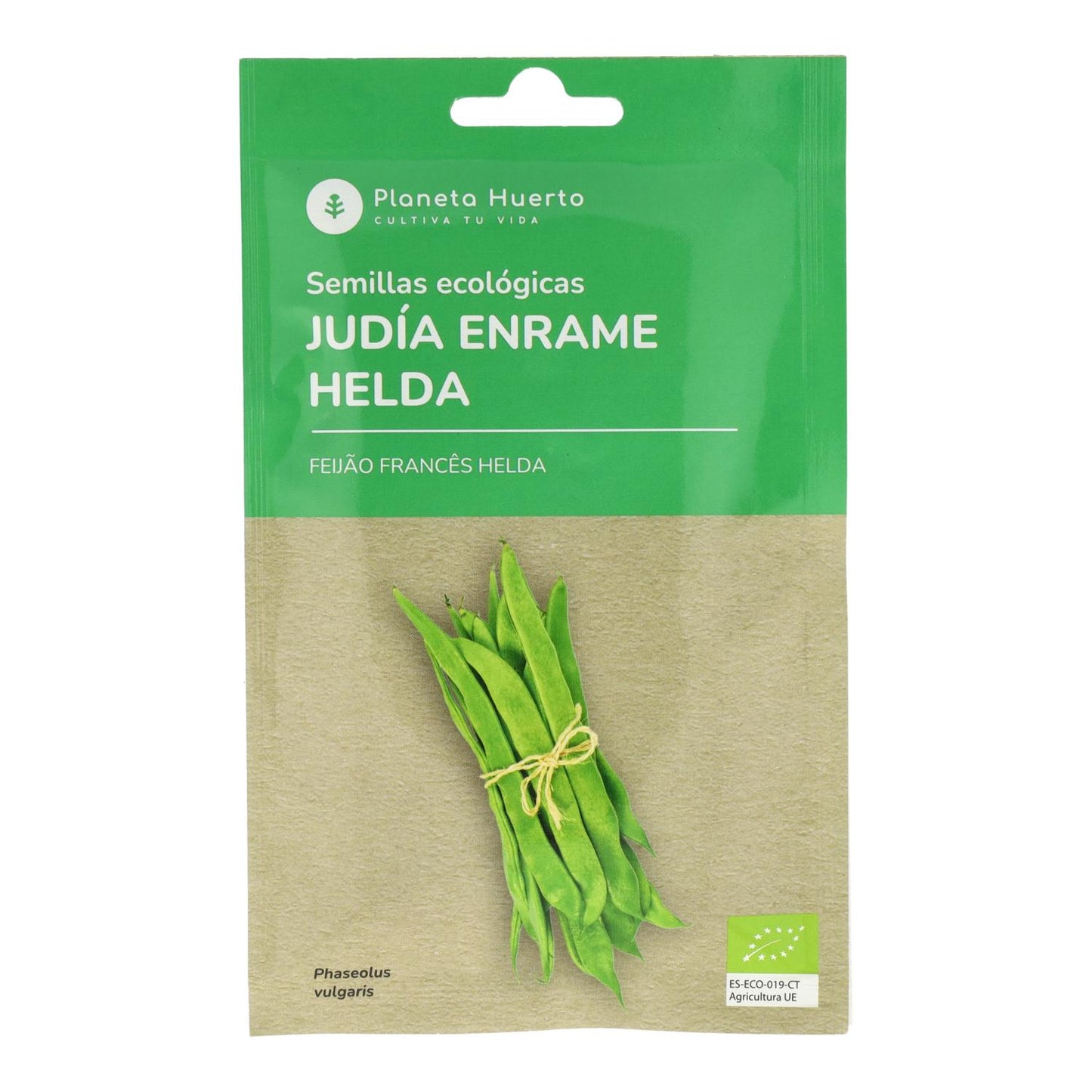 Graines de haricots verts bio Planeta Huerto