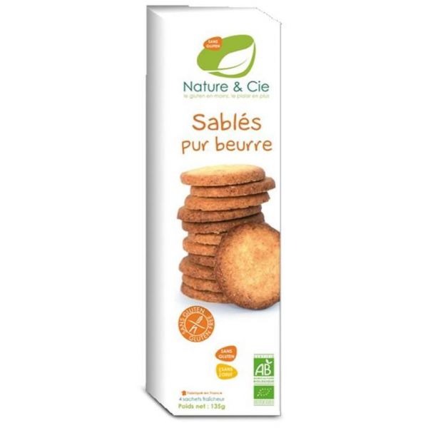 Glutenvrije boterkoekjes Bio Nature&Cie 135 g