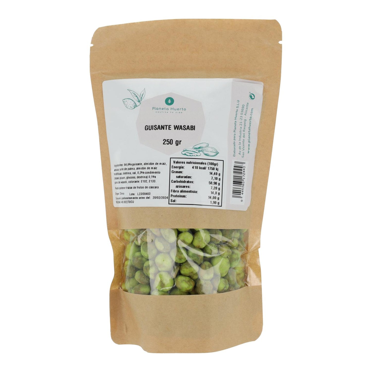 Pea wasabi Planeta Huerto 250gr