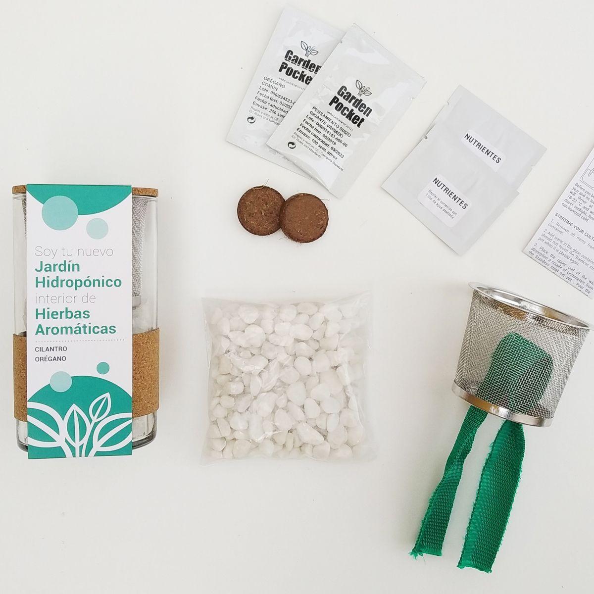 Hydroponiczna uprawa kolendry i oregano, idealny prezent Garden Pocket