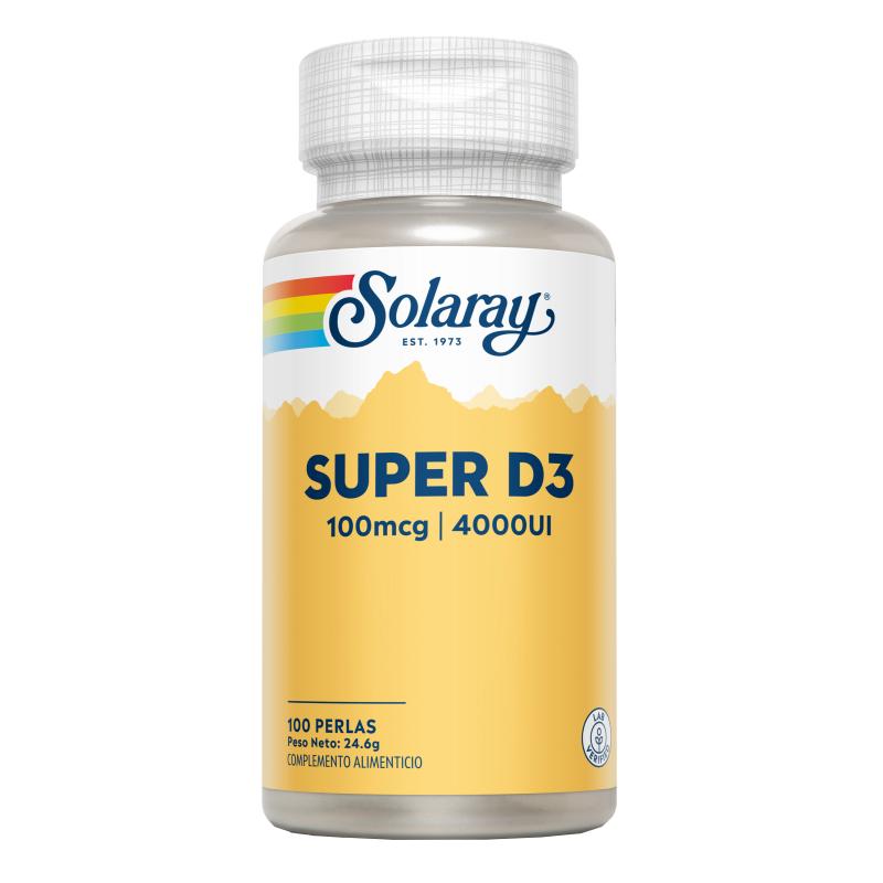 Super D3 4000 IU Solaray 100 kapsułek