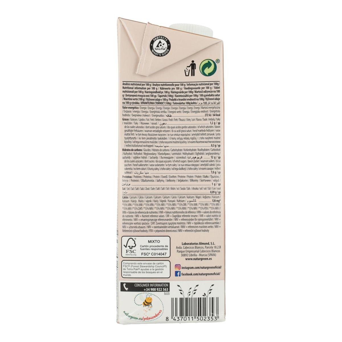 2er-Pack NaturGreen Schoko-Haferdrink 1 l