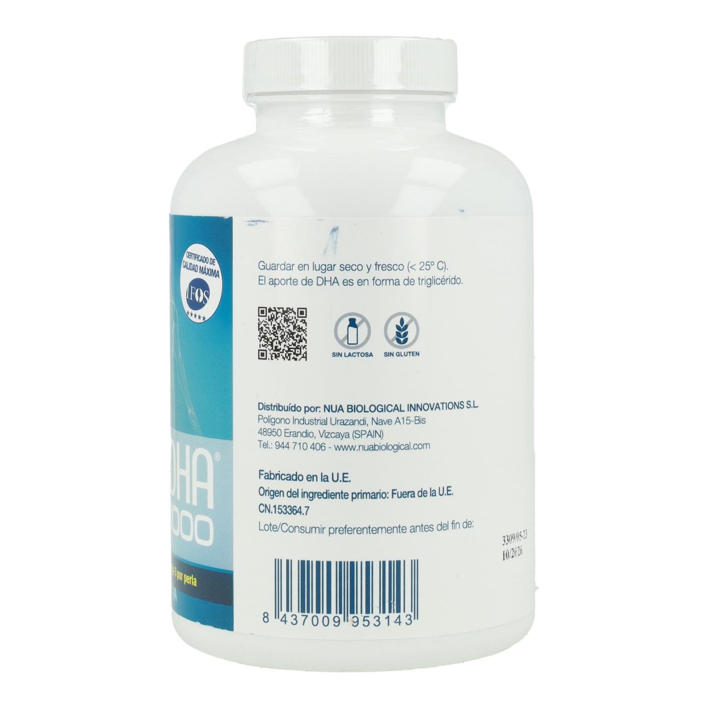 NuaDHA 1000 Laboratorios Nua 132 capsules