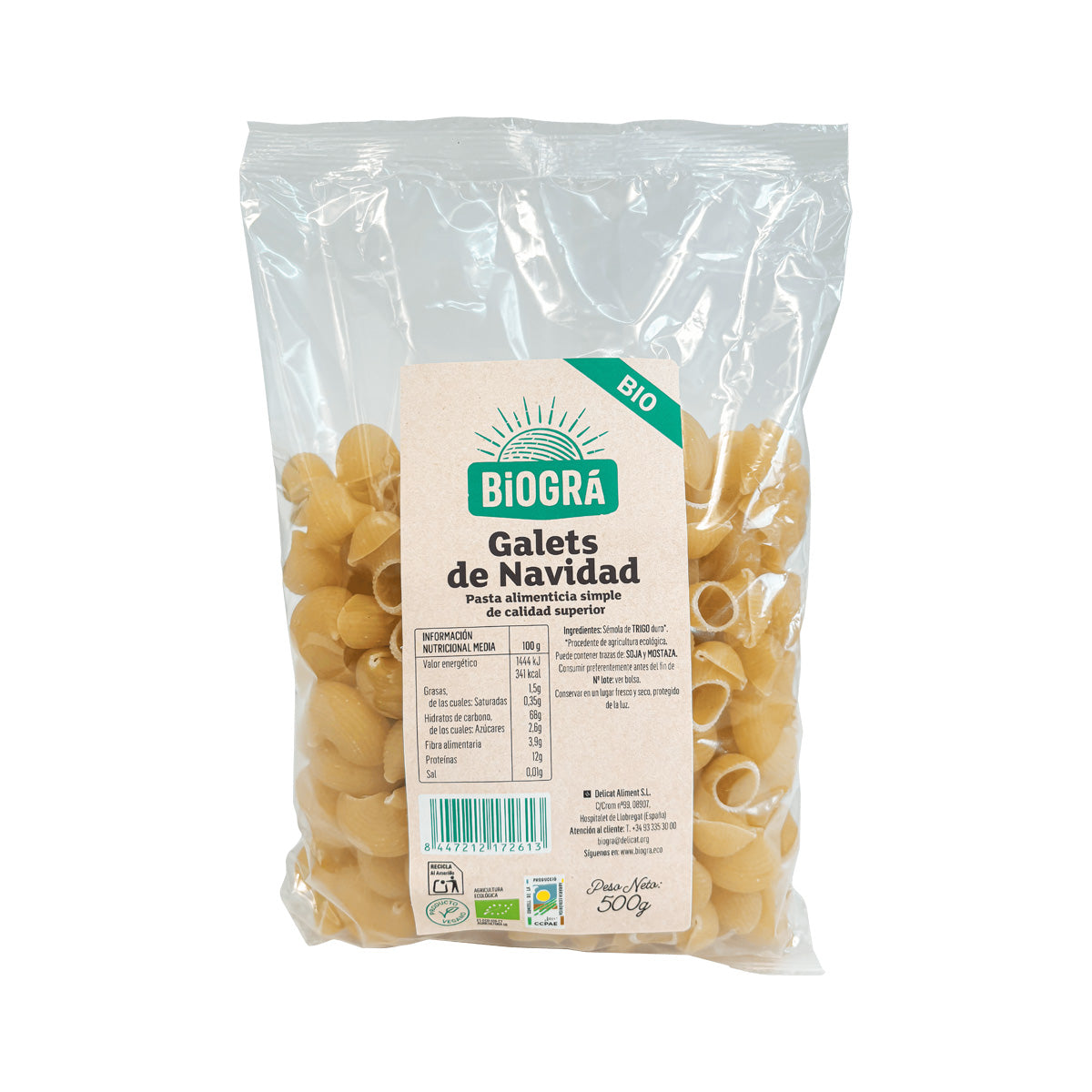 BIO Weihnachtskugeln, Biográ, 500 g