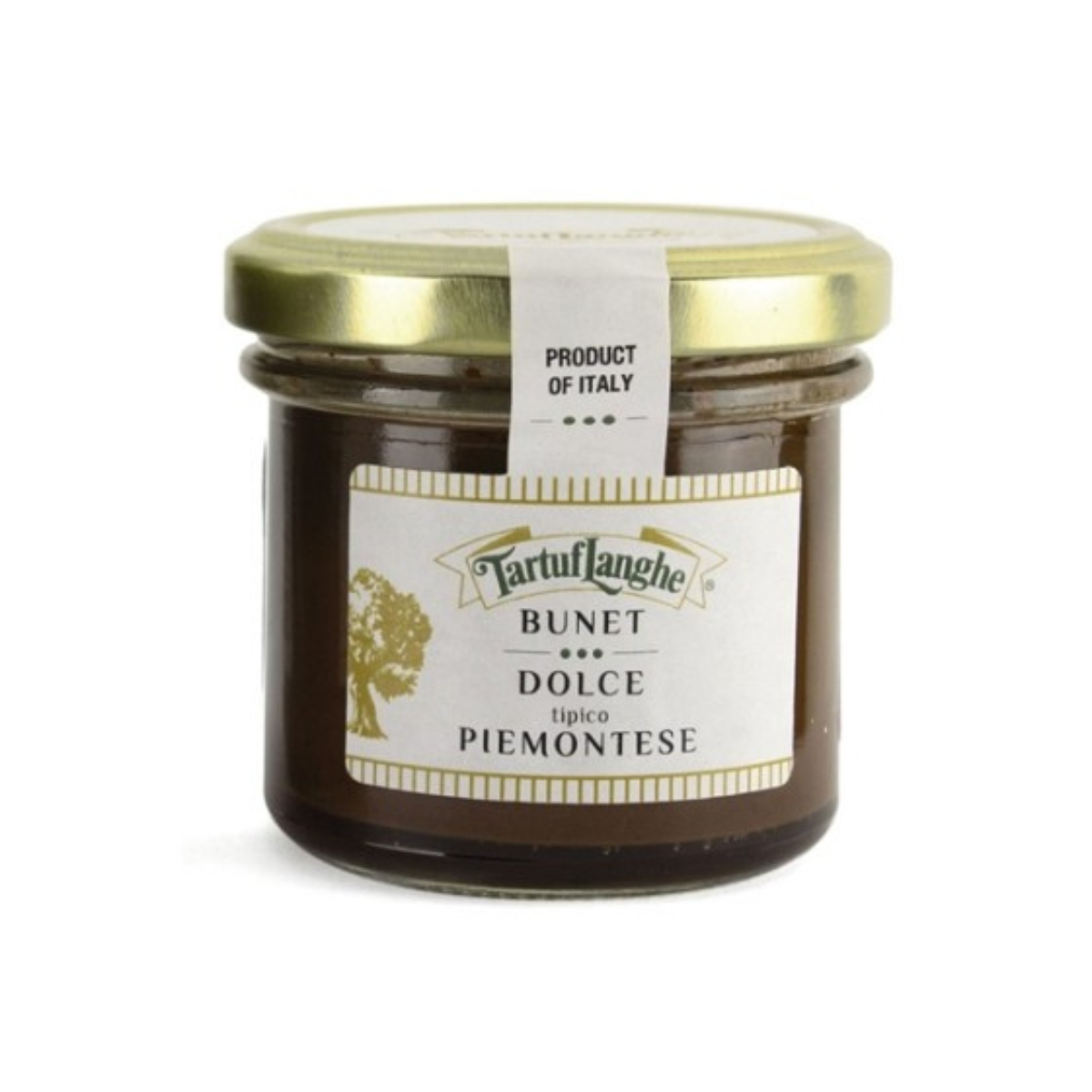 Flan au chocolat et à la liqueur d'amaretto Tartuflanghe 100g