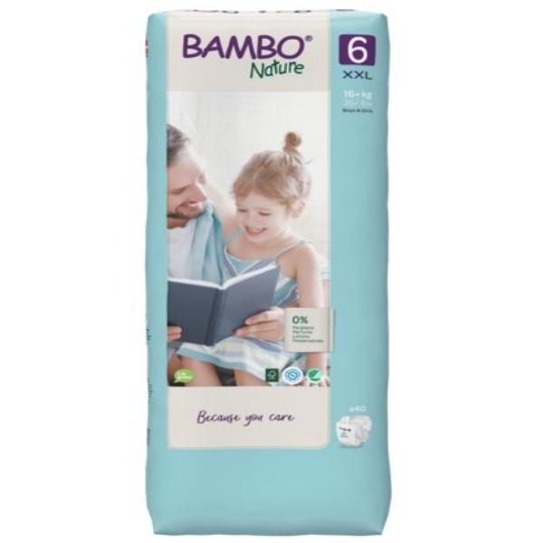 Bambo Nature T6 XXL Plus (+16 kg) Nappies 40 pcs