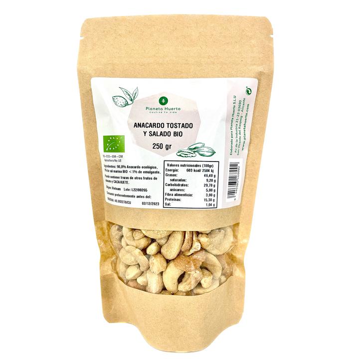 Geroosterde en gezouten cashewnoten ECO Planeta Huerto 250 g