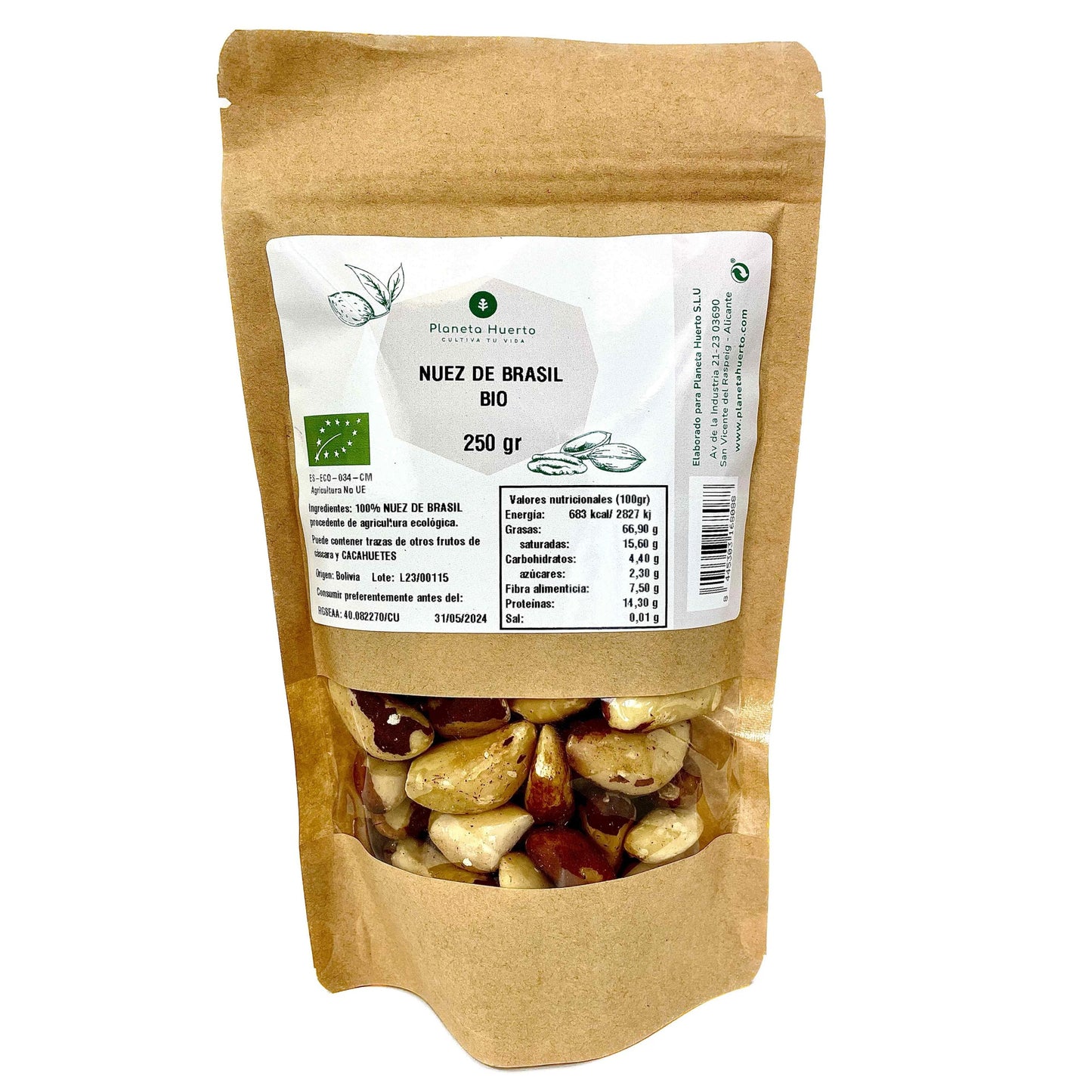 Noce del Brasile ECO Planeta Huerto 250 g