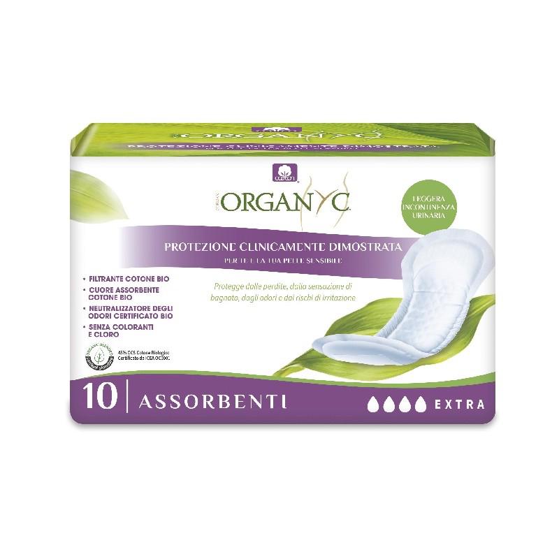 Organyc Extra Incontinence Pads 10 pcs
