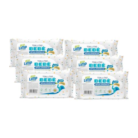 6x Mimidu ECO babydoekjes 60 stuks