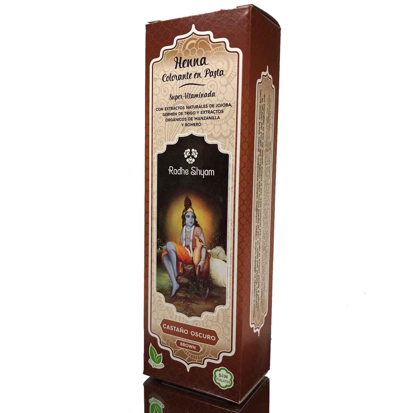 Henna-Paste Dunkelbraun Radhe 200 ml Radhe