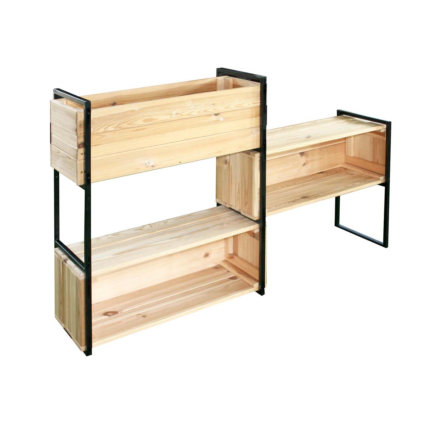 Fioriera Blakea a 3 scomparti