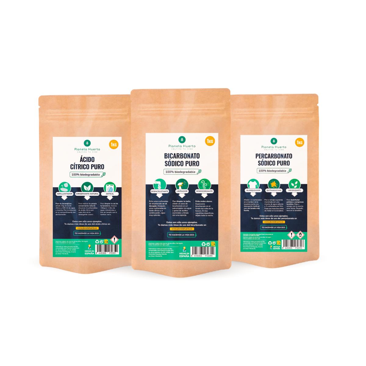 Household Cleaning Pack (1 Kg Format) Zero Waste Planeta Huerto