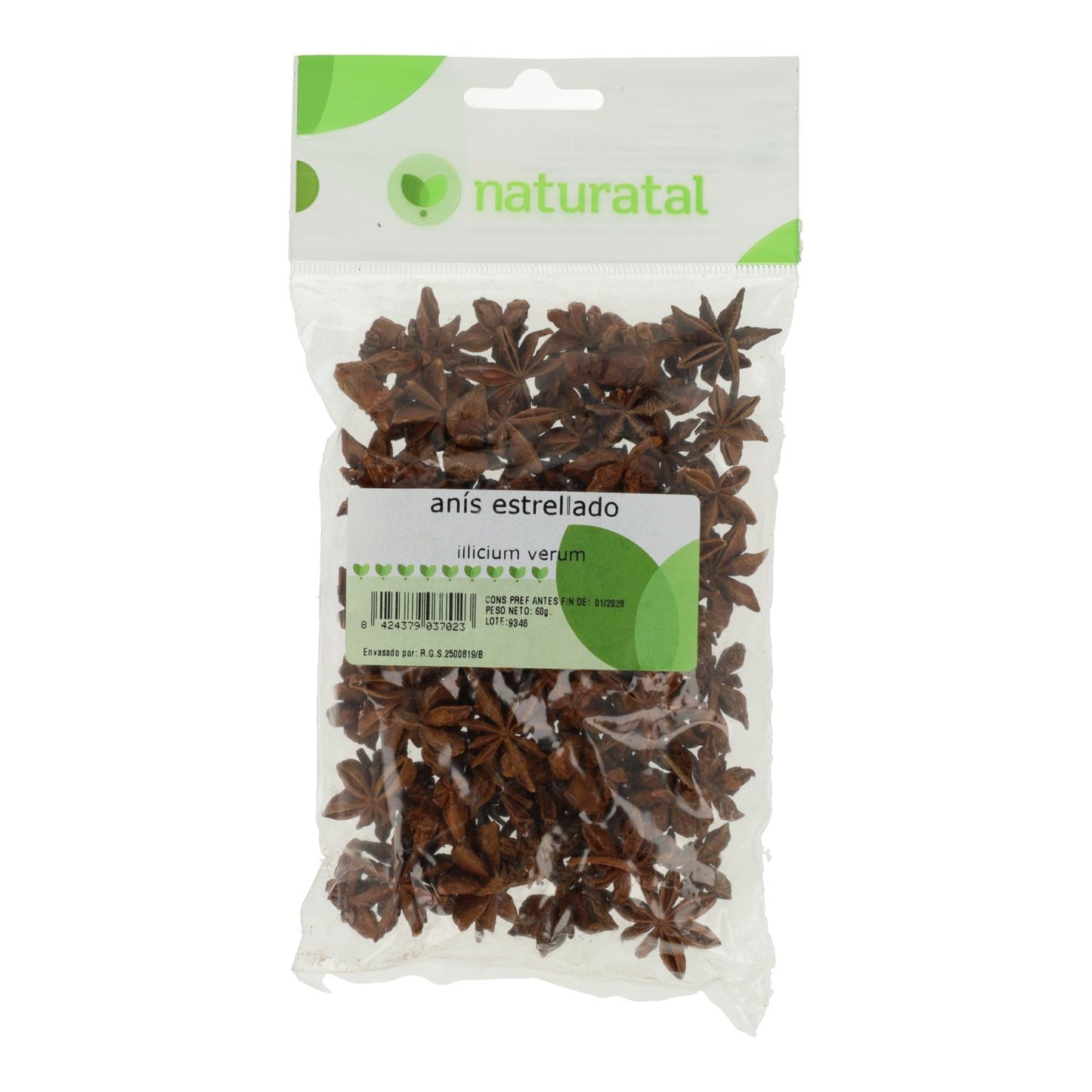 Anice stellato (Illicium Verum) Naturatal 60 g