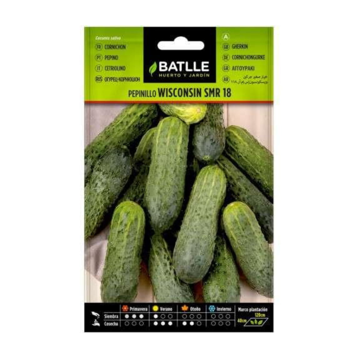 Wisconsin SMR 18 Batlle gherkin seeds