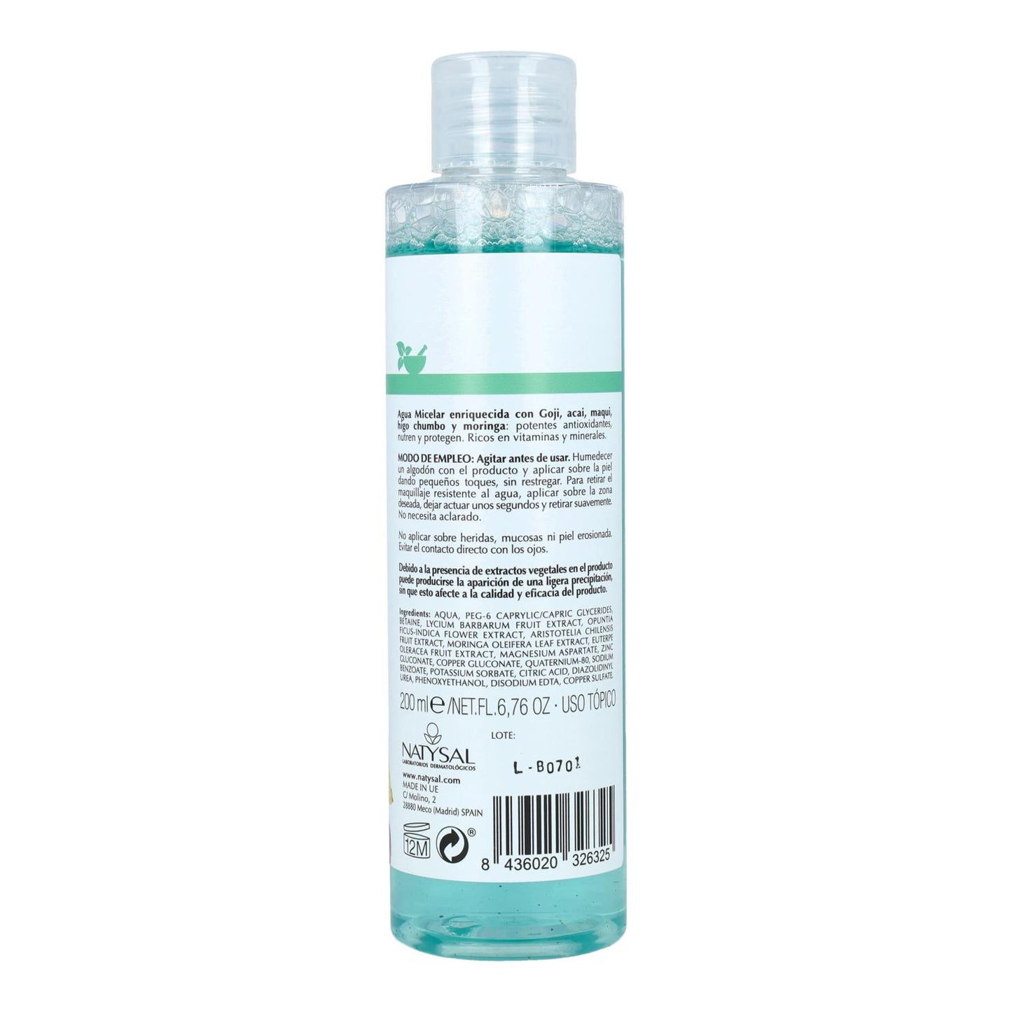 Woda micelarna Natysal 200 ml