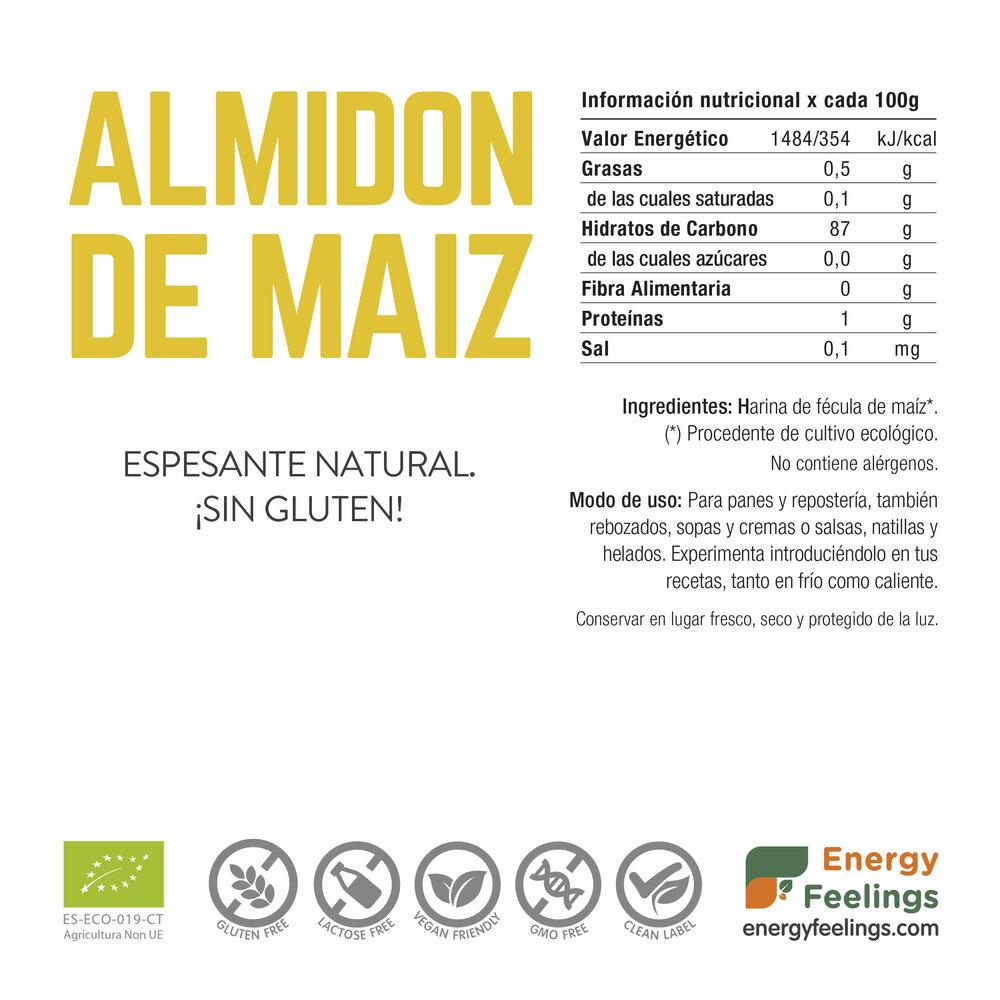 Maïszetmeel, natuurlijk verdikkingsmiddel Energy Feelings 1 kg
