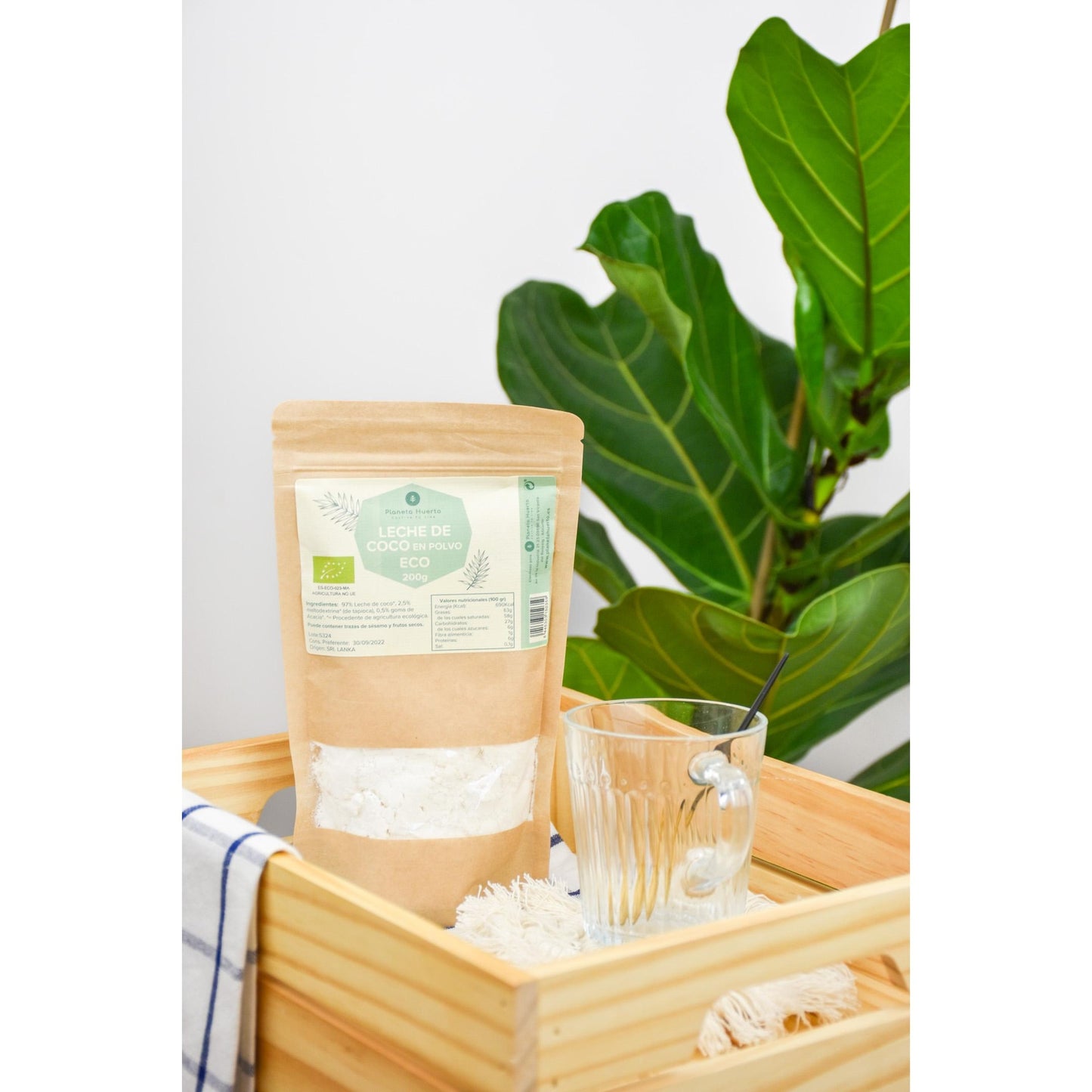 Kokosnoot drinkpoeder ECO Planeta Huerto 200 g