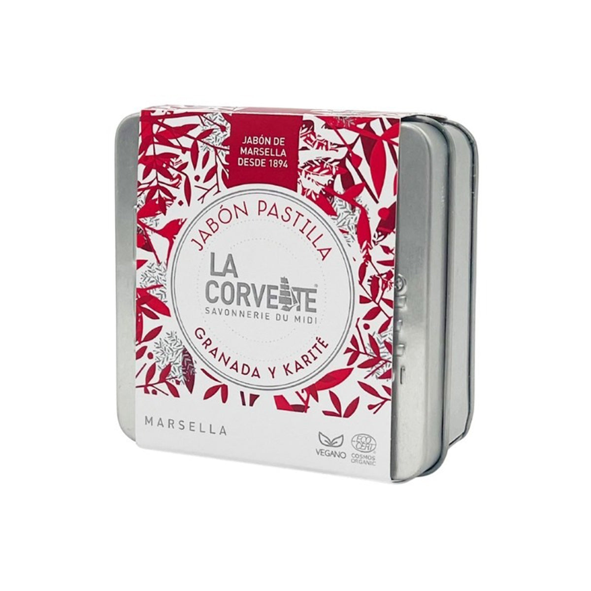 La Corvette Pomegranate and Shea Butter Metal Gift Box
