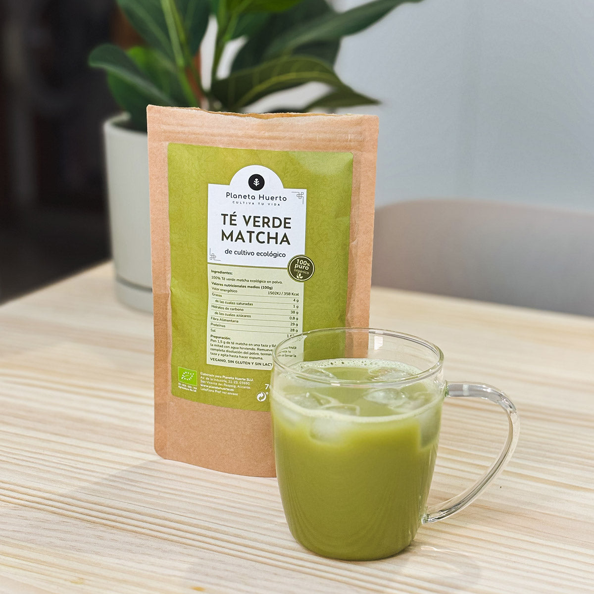 3xPack Matcha tepulver ECO Planeta Huerto 70 g