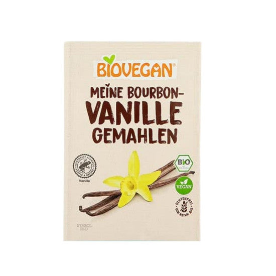 Biovegan Bourbon-vaniljpulver i påsar om 5 g