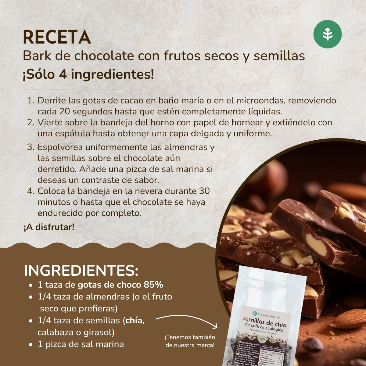 Gocce di cioccolato 85% cacao ECO Planeta Huerto 200 g