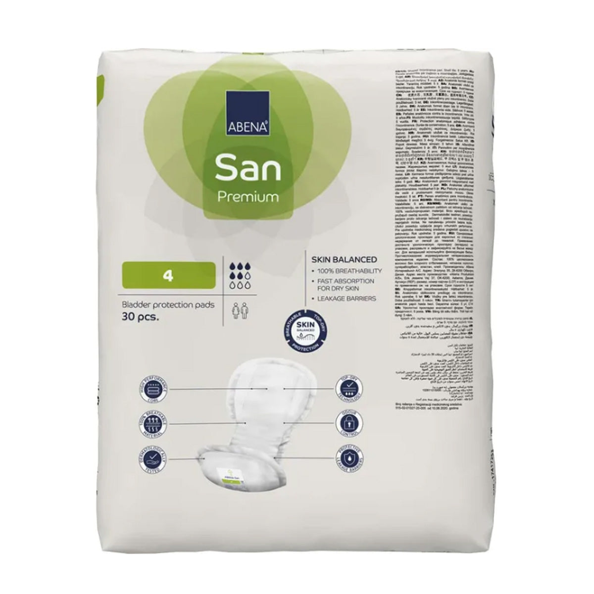 San maat 4 met premium plakband Abena 30 stuks