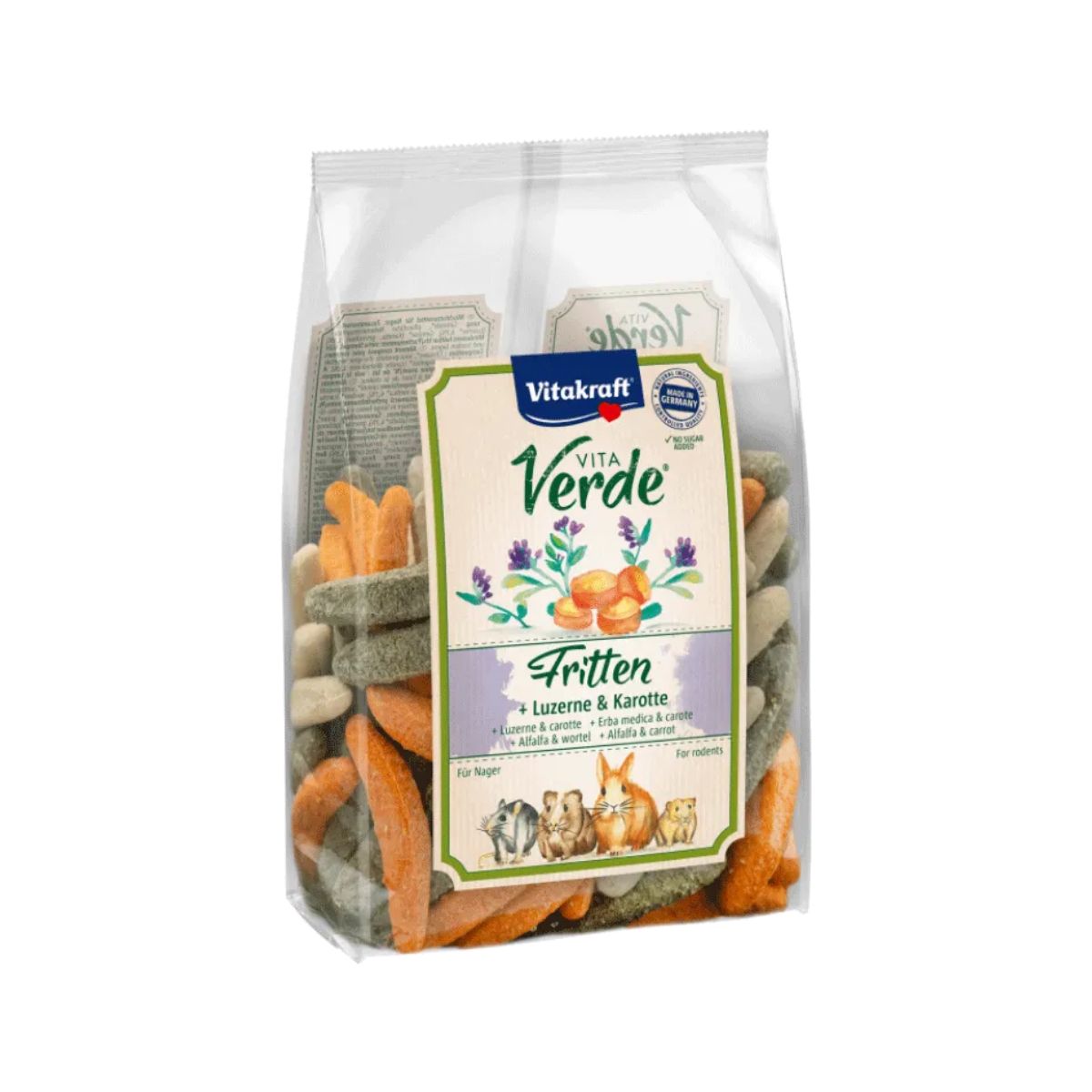 Vita Verde Natuurlijke Alfalfa Takjes Knaagdieren 200 g