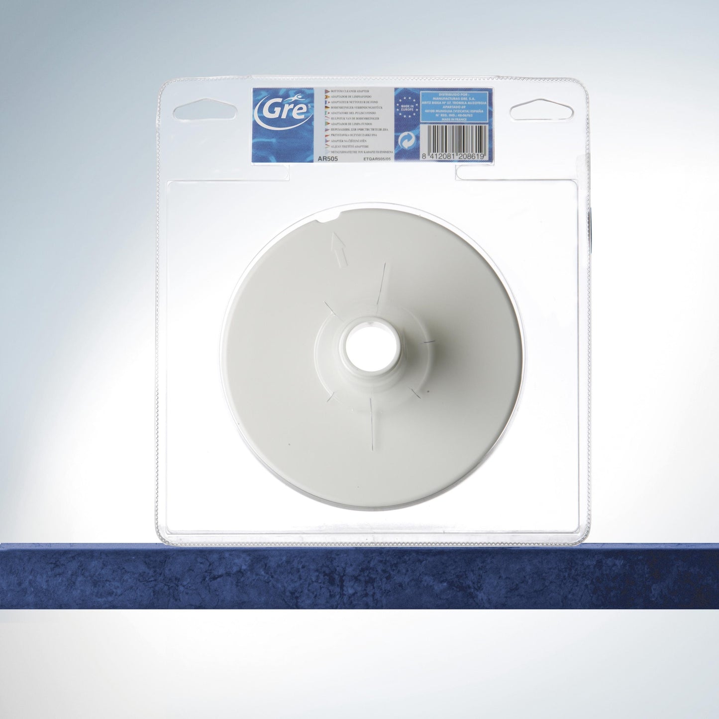 Adaptateur pour nettoyeur de piscine Skimmer Standard Gre