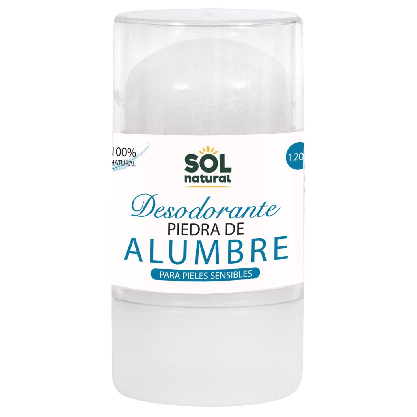 Déodorant à la pierre d'alun Sol natural 120 g