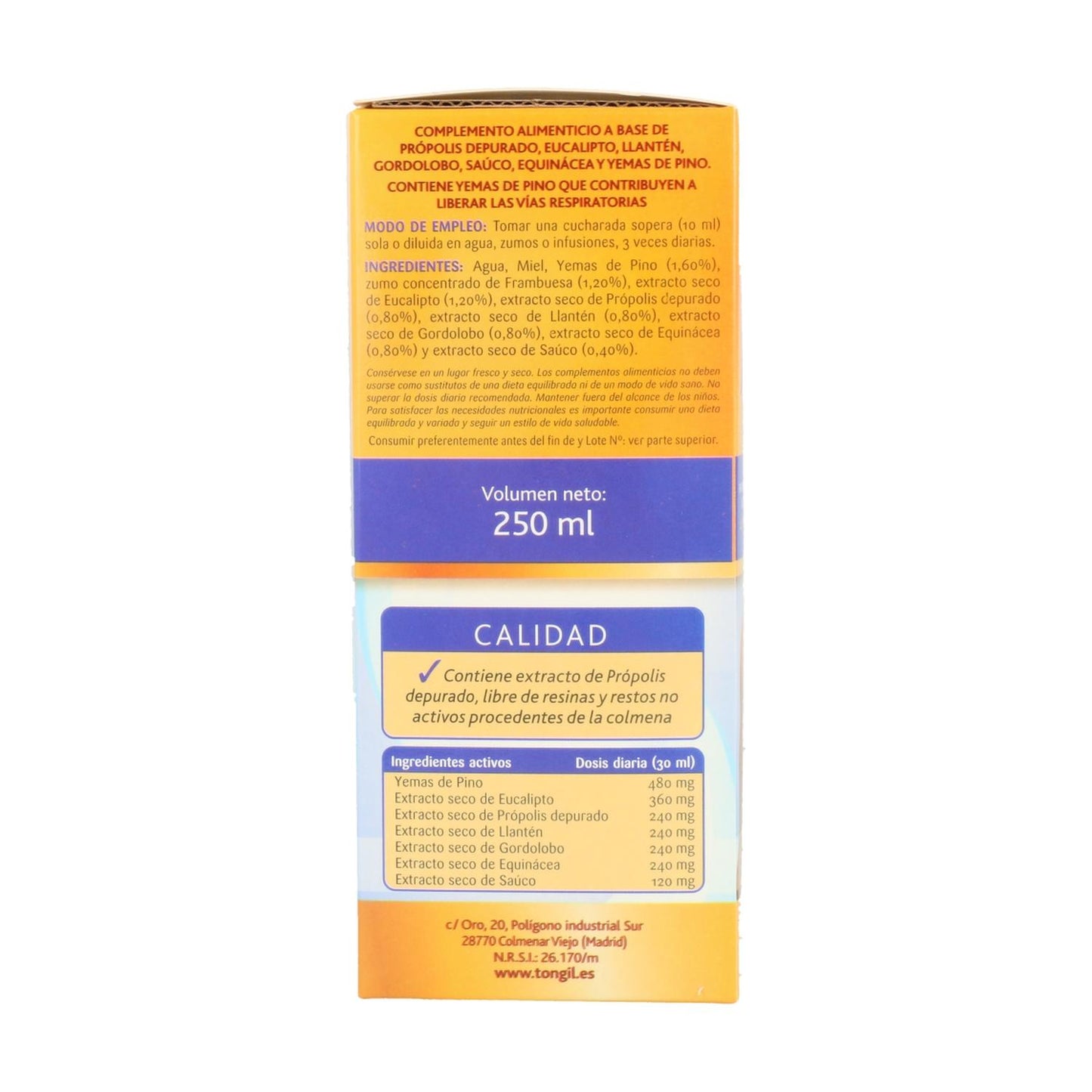 Apicol Tongil Propolis Extract Syrup 250 ml
