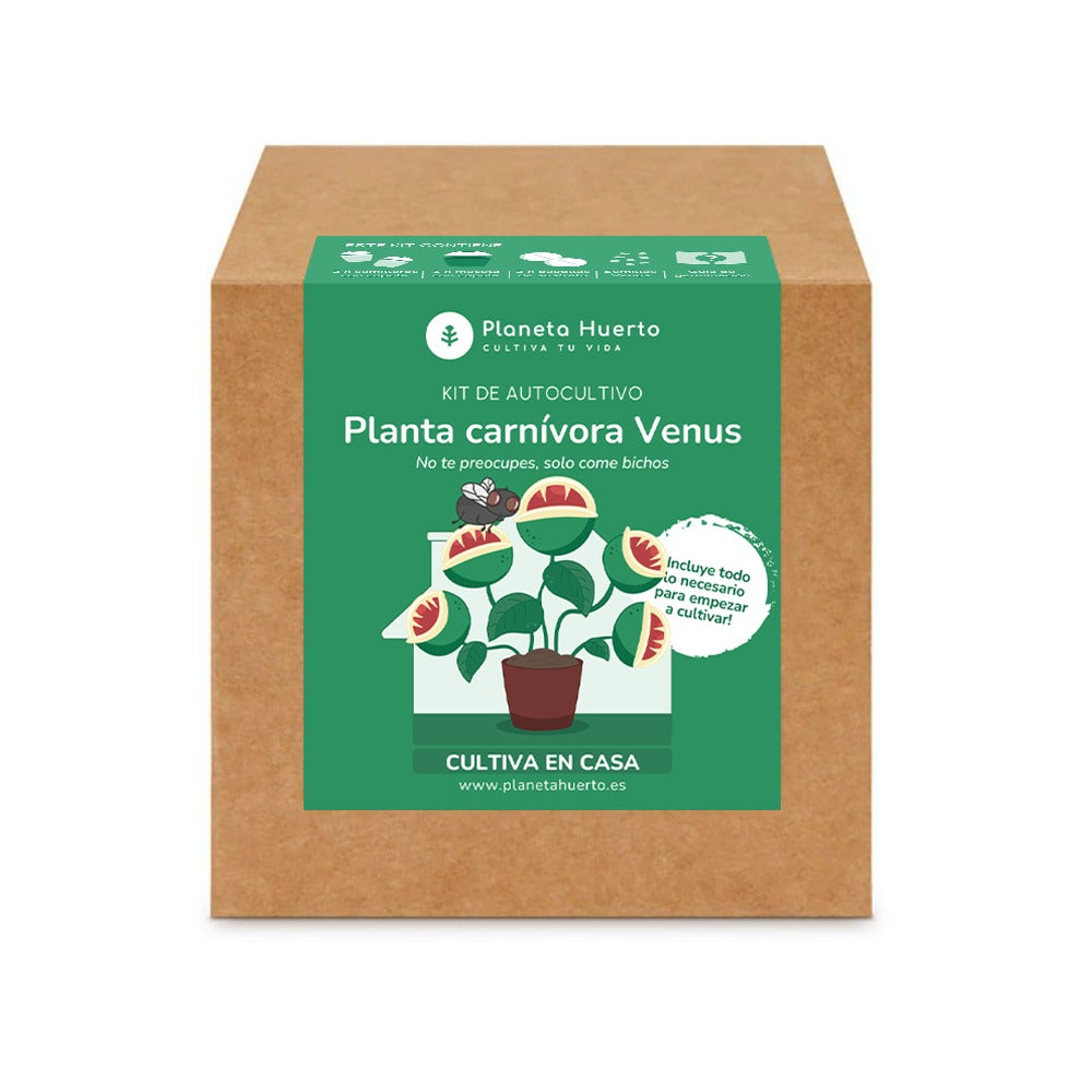 Kit d'auto-culture Plante carnivore Venus flytrap Garden planet