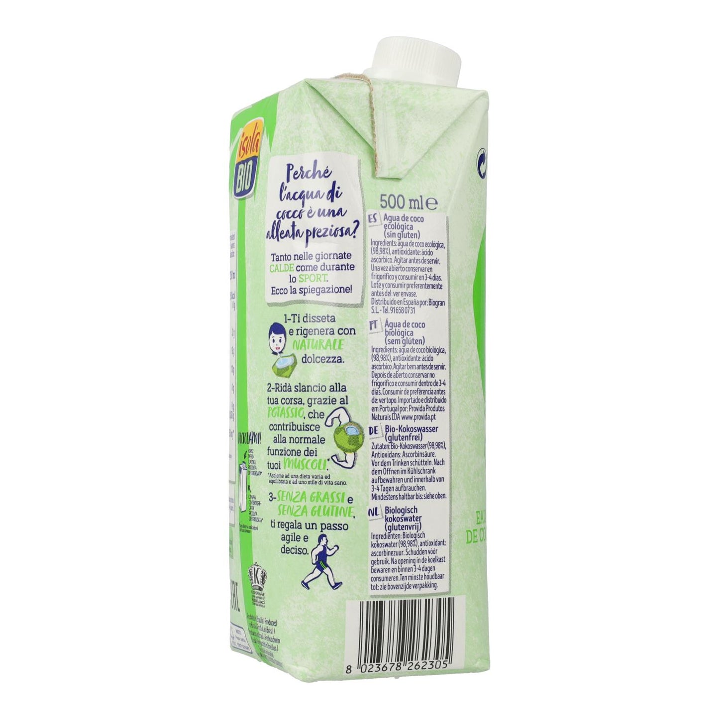 Acqua di cocco BIO Isola Bio 500 ml