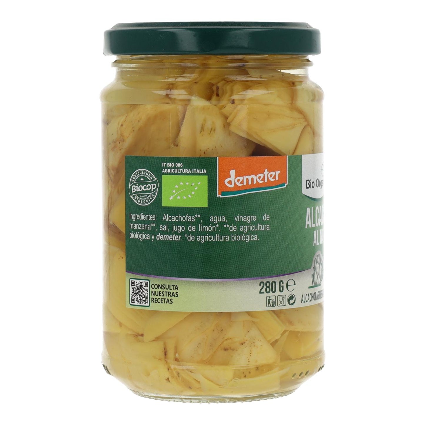 Artisjokken naturel Demeter Bio Organica Italia 280 g