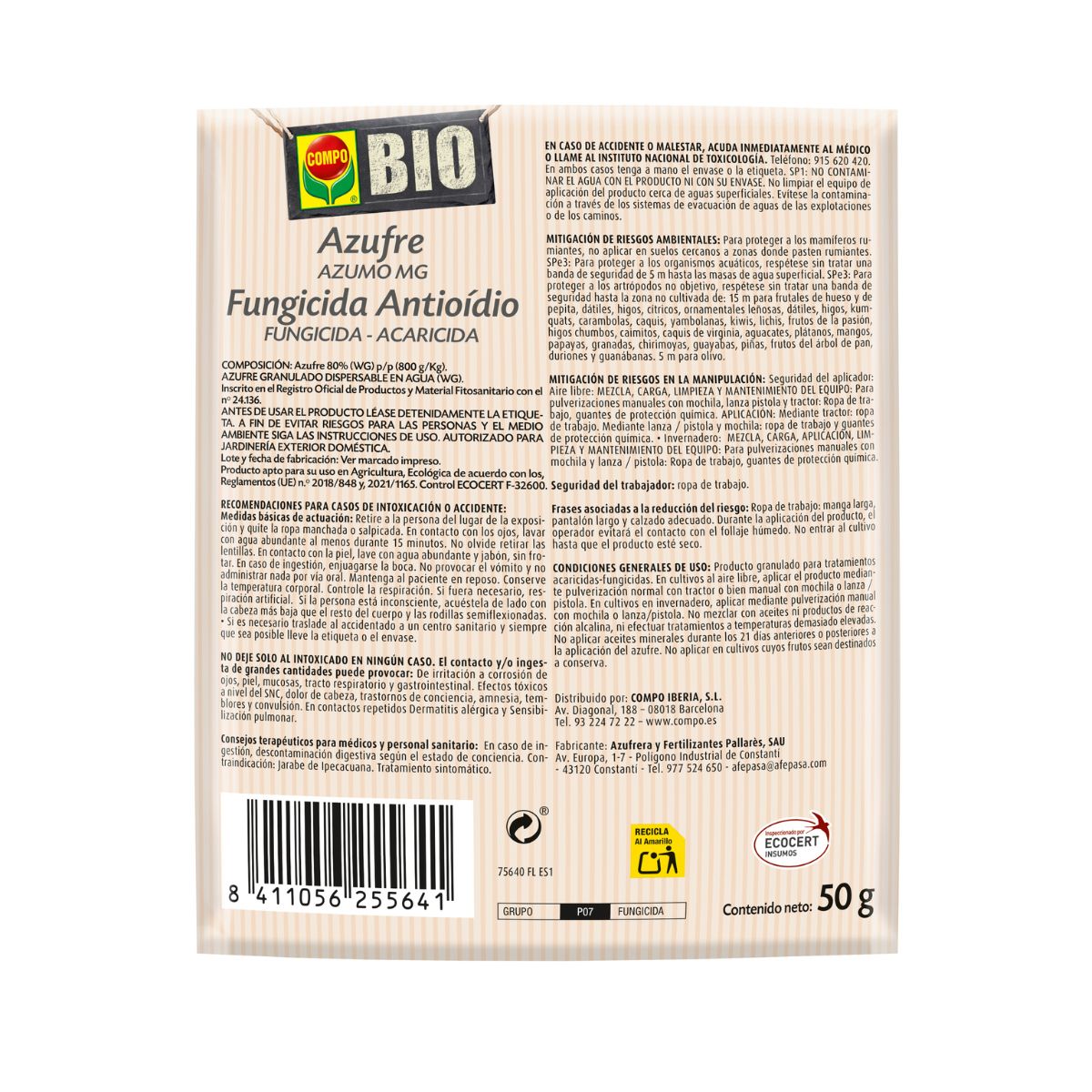 Compo Bio Fungizid-Akarizid Schwefel Antiodio 450 g