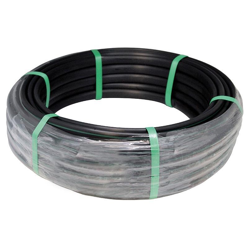 Tubo nero con gocciolatori integrati 16 mm Planeta Huerto 25 m