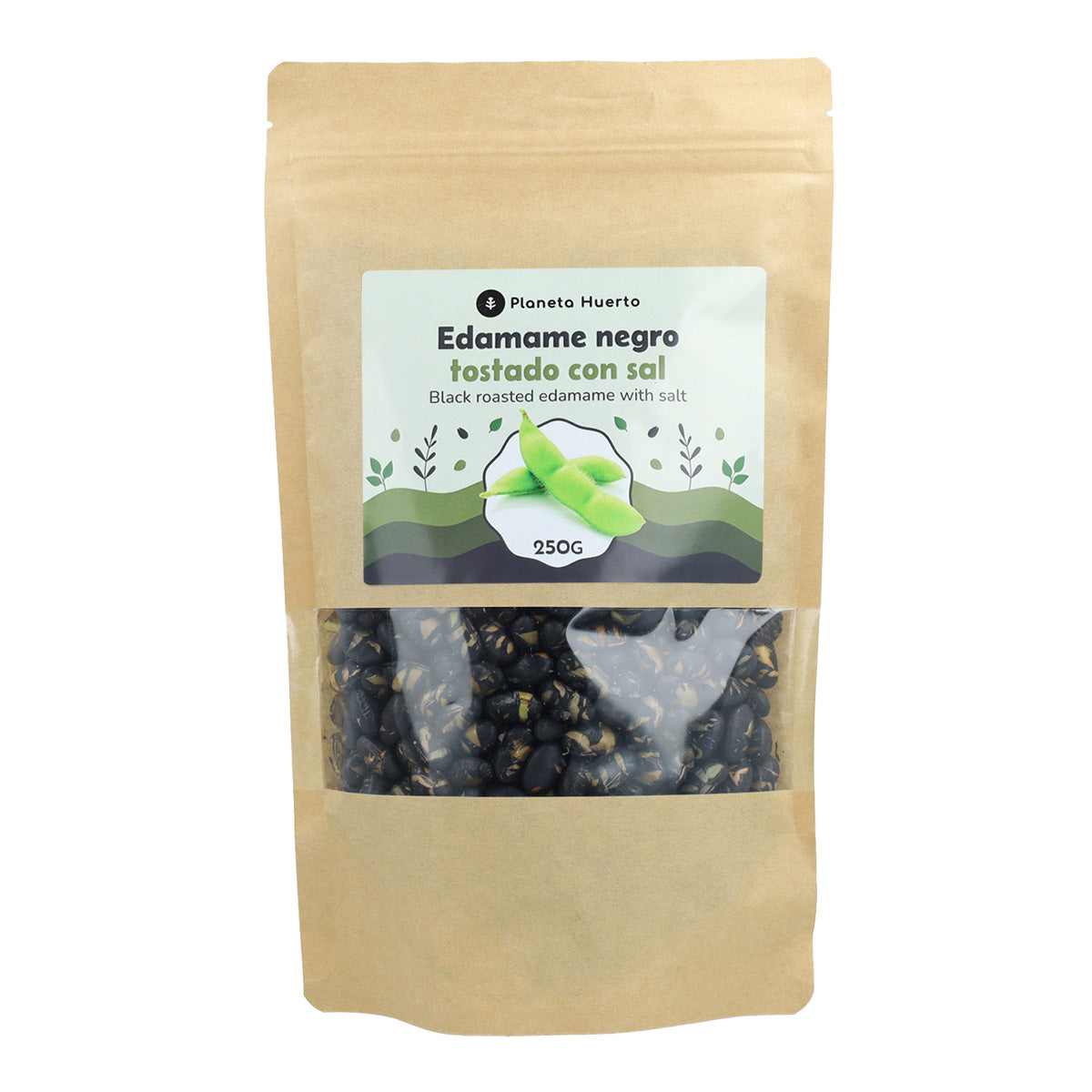 Edamames noires grillées avec sel PLaneta Huerto 250gr