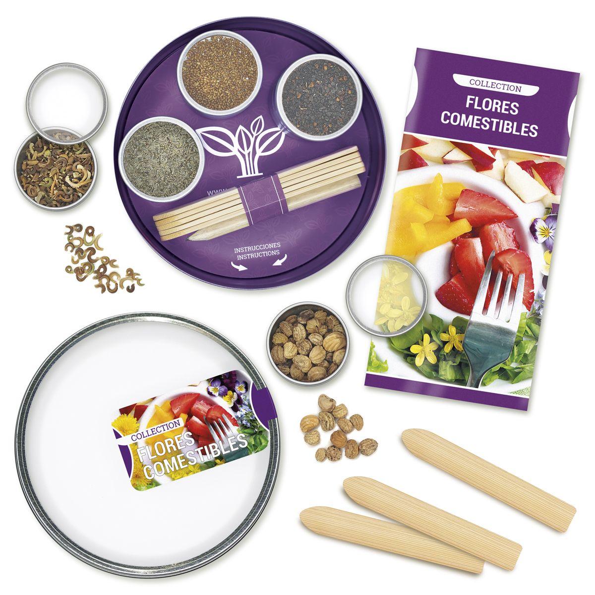 Essbare Blumen Samenkollektion