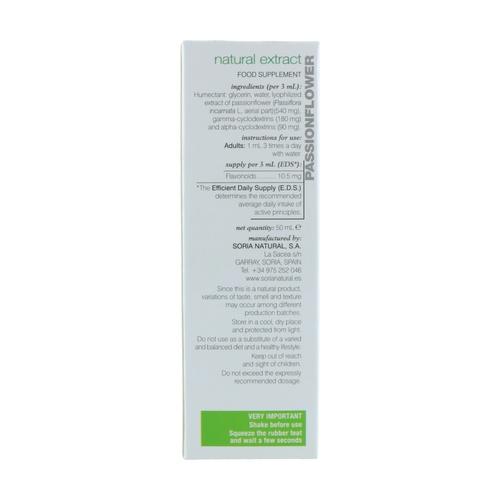 Passionsblumenextrakt XXI Soria Natural, 50 ml