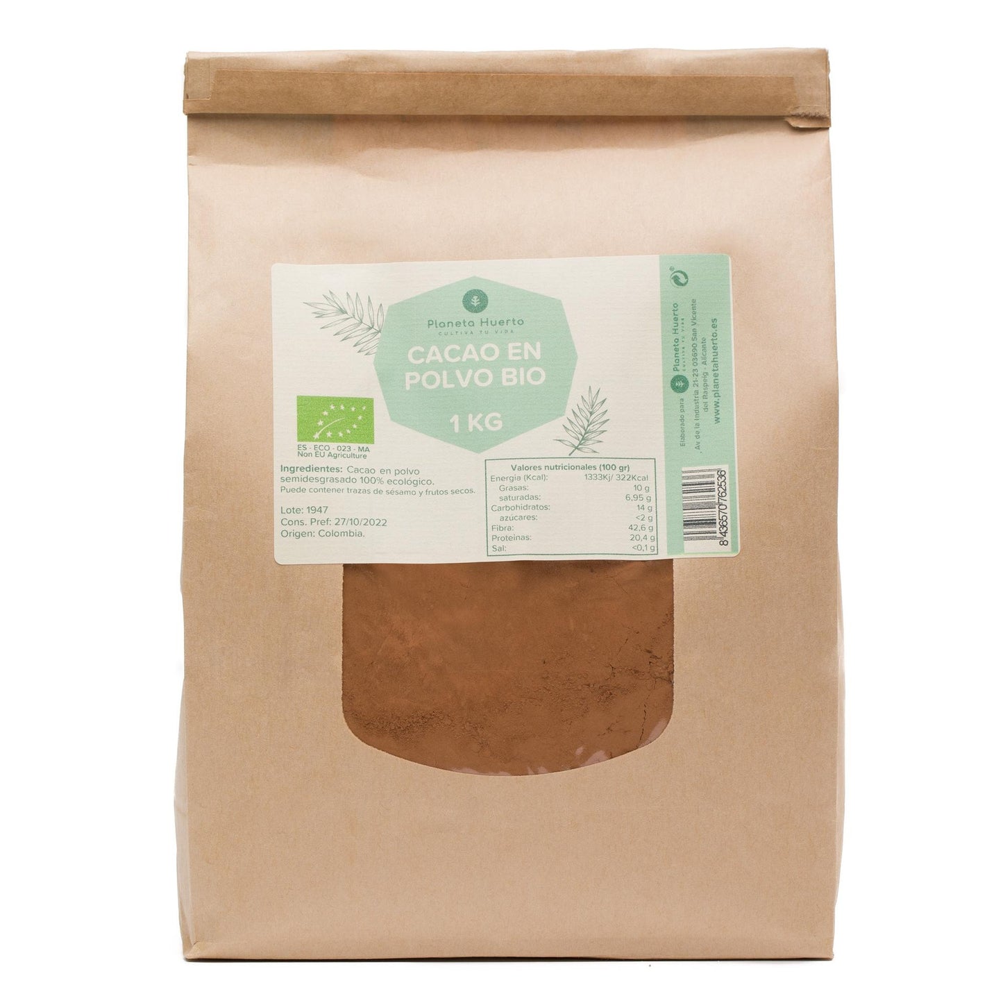 Chokladdroppar 85% kakao ECO Planeta Huerto 200 g