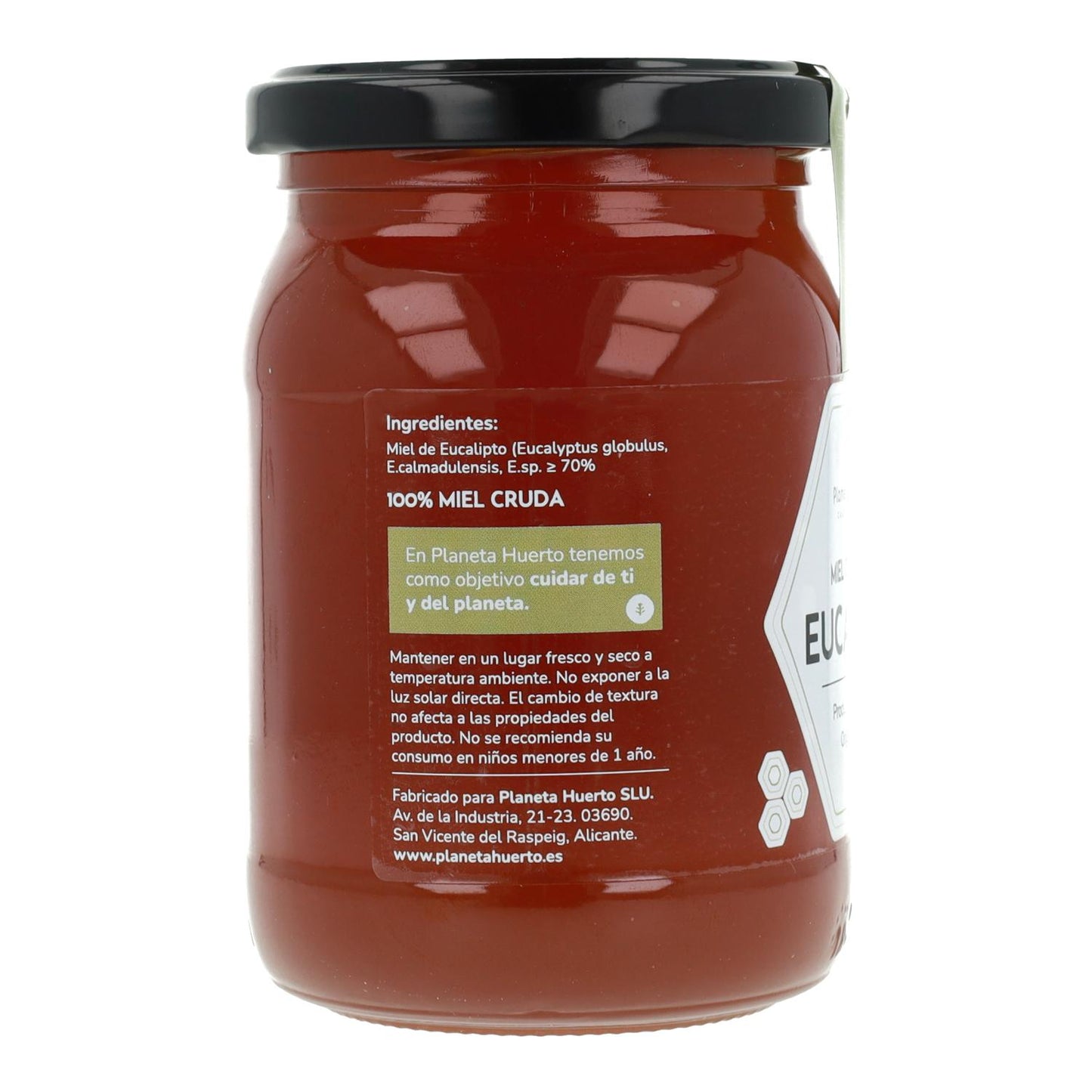 Rauwe eucalyptushoning Planeta Huerto 500 g